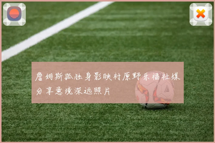 詹姆斯孤独身影映衬原野乐福社媒分享意境深远照片
