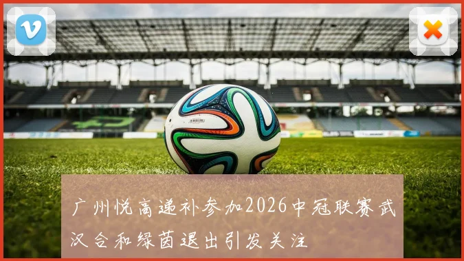 广州悦高递补参加2026中冠联赛武汉合和绿茵退出引发关注